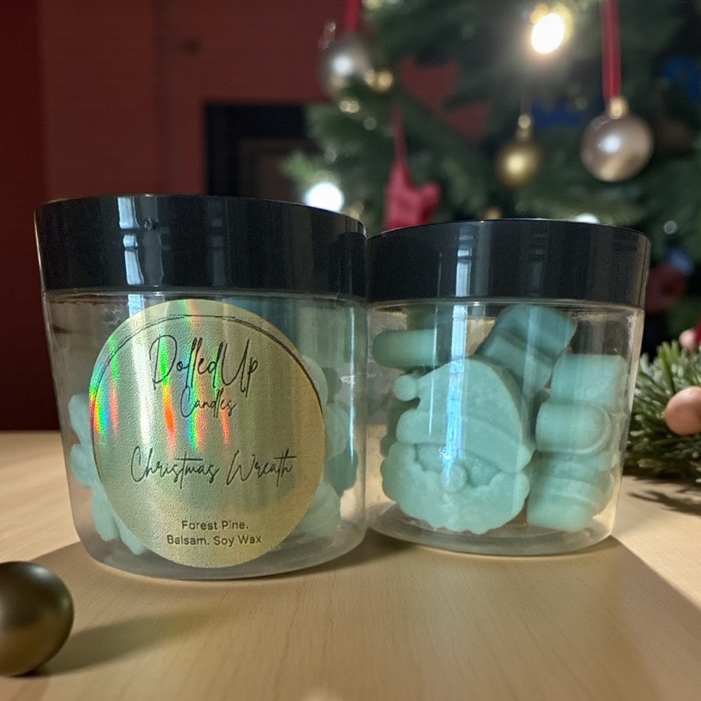 Christmas Wreath & Forest Pine Wax Melts | Holiday Tree Scents | Soy Wax Melts